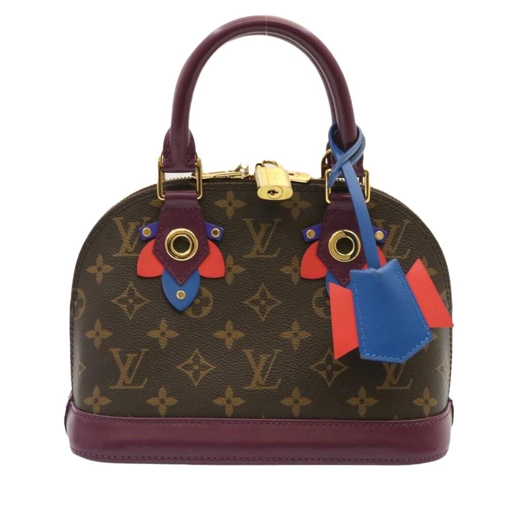 Louis Vuitton Monogram Totem Alma BB Handbag Brown